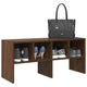 Rack à chaussures Vidaxl Empilable 89.5x30x40 cm Couleur de chêne marron