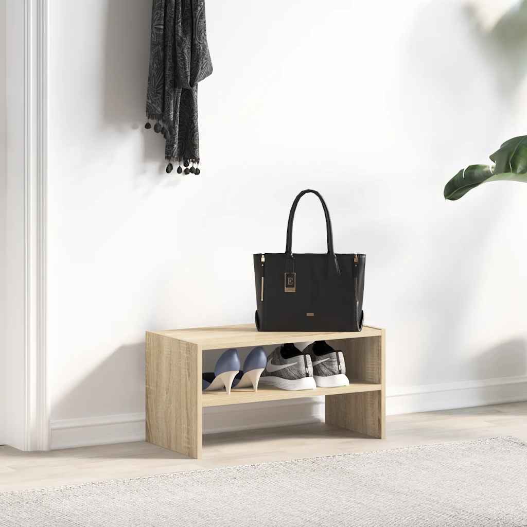 Rack à chaussures Vidaxl Empilable 60x30x30.5 cm sonoma Oak colored
