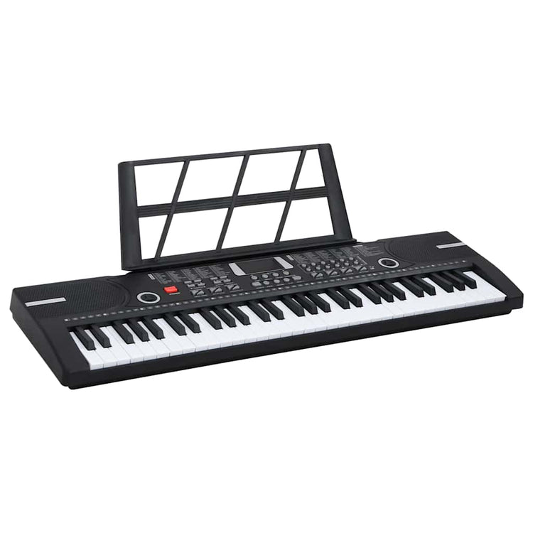 Vidaxl 61 Keys Piano Electric Clavier avec standard musical