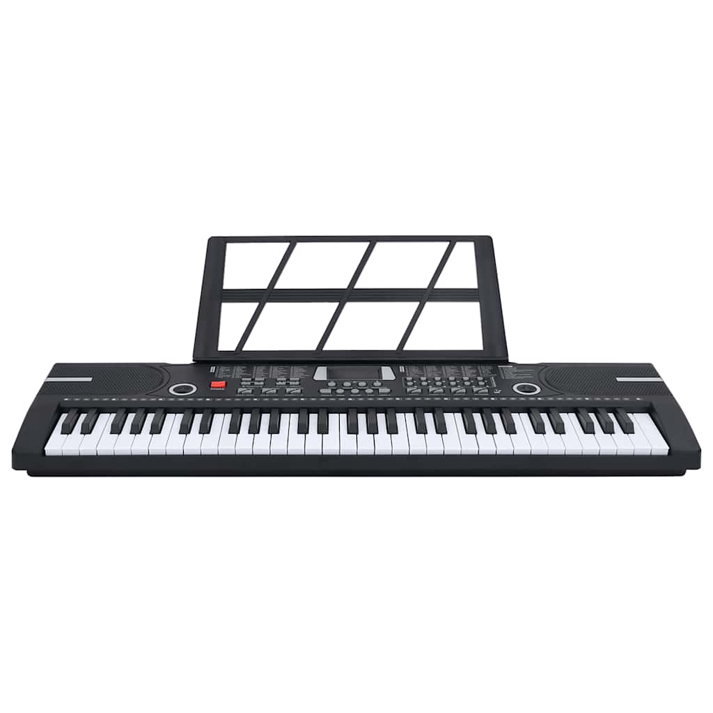 Vidaxl 61 Keys Piano Electric Clavier avec standard musical
