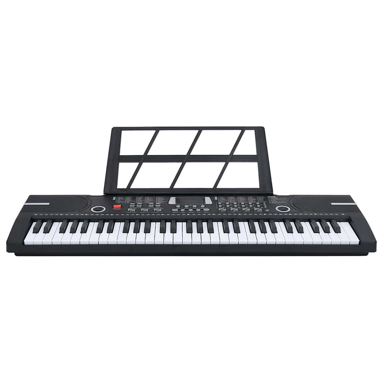 Vidaxl 61 Keys Piano Electric Clavier avec standard musical