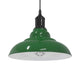 Vidaxx lampe à suspension réglable en hauteur e27 ø31 cm métal vert brillant