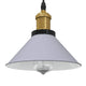 Vidaxx lampe à suspension réglable en hauteur e27 ø22 cm métal gris brillant