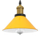 Vidaxx lampe à suspension réglable en hauteur e27 ø22 cm métal jaune brillant