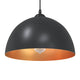 Vidaxl lampes suspendues 2 pcs réglable en hauteur e27 30 cm métal noir