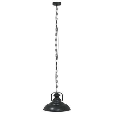 VidaXL lampe à suspension E27 ø 31 cm fer noir