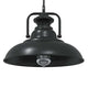 VidaXL lampe à suspension E27 ø 31 cm fer noir