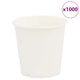 Vidaxl Paper Coffee tasses 1000 St 4oz 100 ml blanc