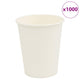 Vidaxl Paper Coffee tasses 1000 pcs 8oz 200 ml blancs