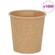 Vidaxl Paper Coffee tasses 1000 pcoz 100 ml brun