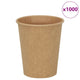 Vidaxl Paper Coffee tasses 1000 pcs 8oz 200 ml brun
