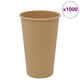 Vidaxl Paper Coffee tasses 1000 st 16oz 400 ml brun