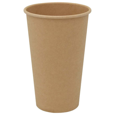 Vidaxl Paper Coffee tasses 1000 st 16oz 400 ml brun
