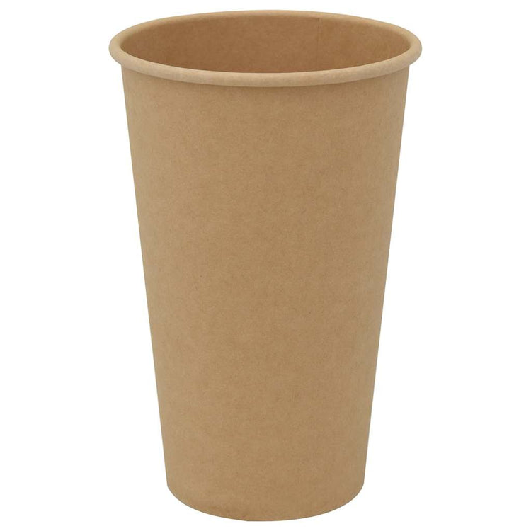 Vidaxl Paper Coffee tasses 1000 st 16oz 400 ml brun
