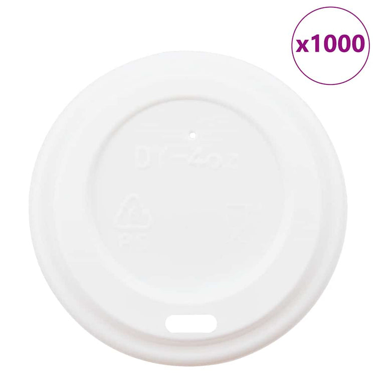 Vidaxl Paper Coffee Tup Lods Ø60 mm 4oz 1000 St Plastic blanc