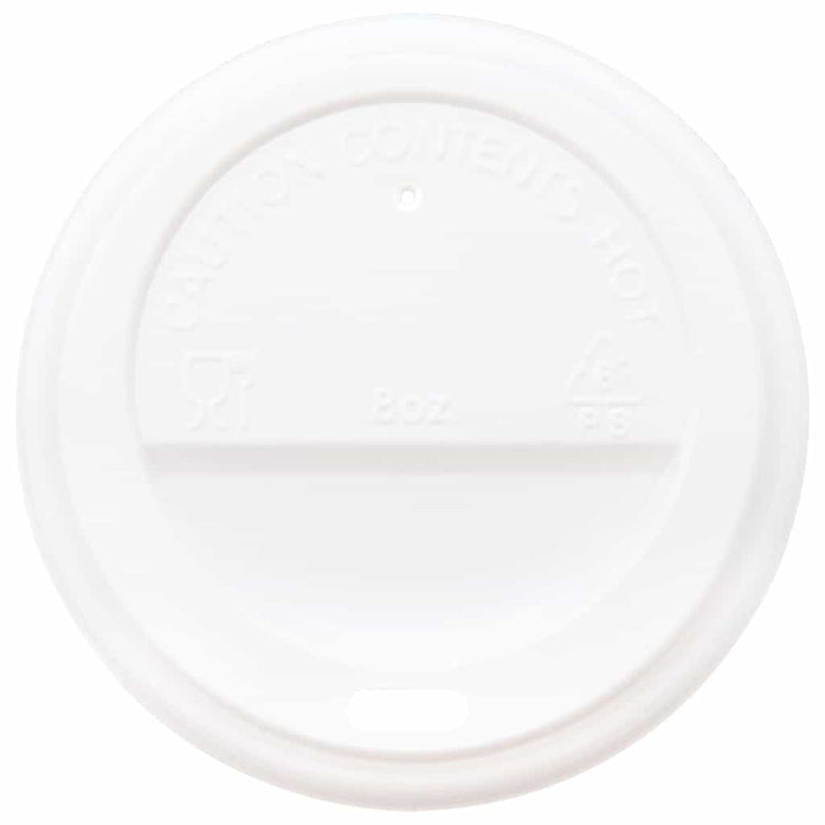 Vidaxl Paper Coffee Tup Lods Ø80 mm 8oz 1000 St Plastique blanc