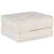 Canapé modulable Vidaxx 70x70x36 tissu couleur crème