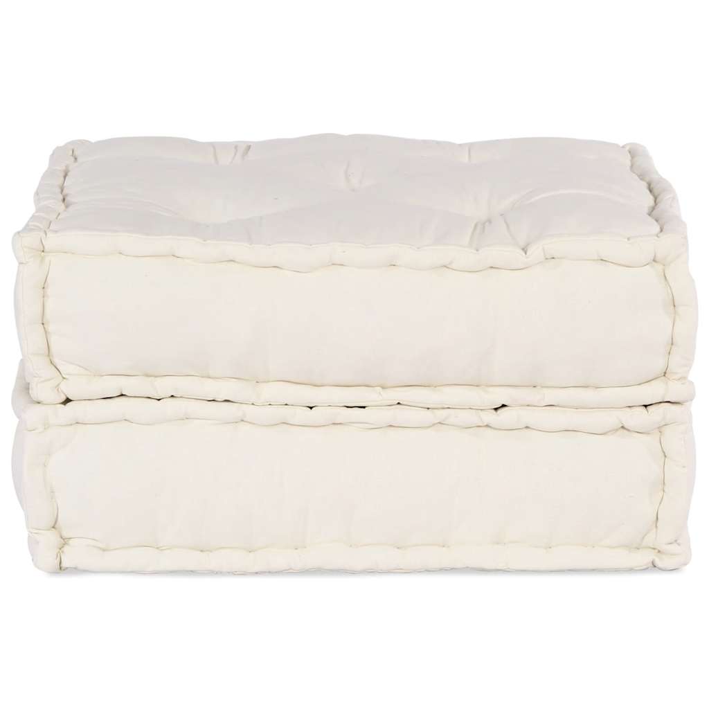 Canapé modulable Vidaxx 70x70x36 tissu couleur crème