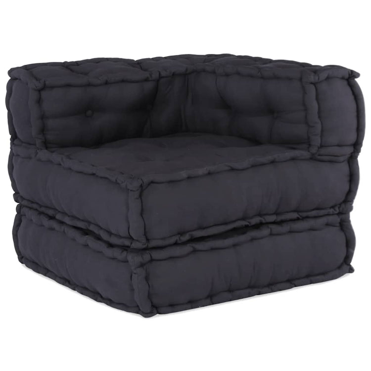 Canapé modulable Vidaxx 70x70x54 tissu anthracite