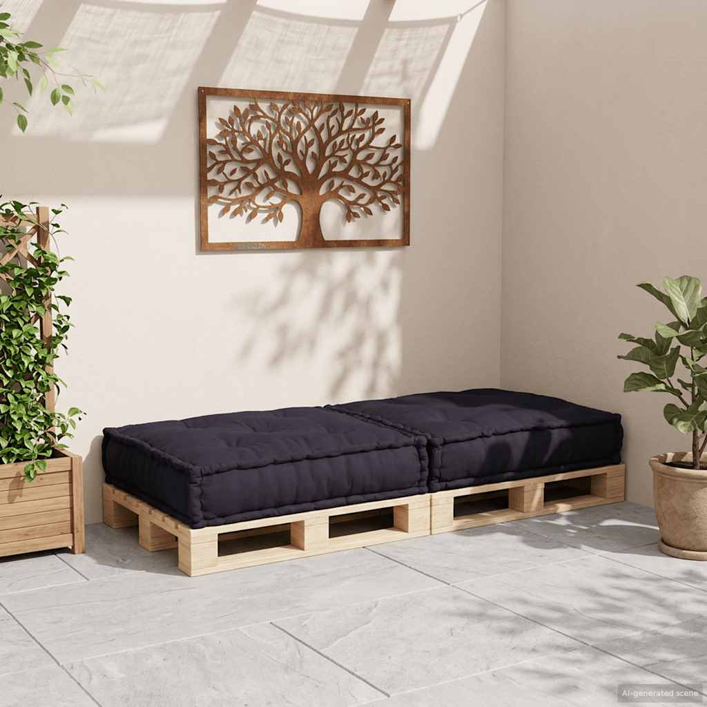Canapé modulable Vidaxx 70x70x36 tissu anthracite