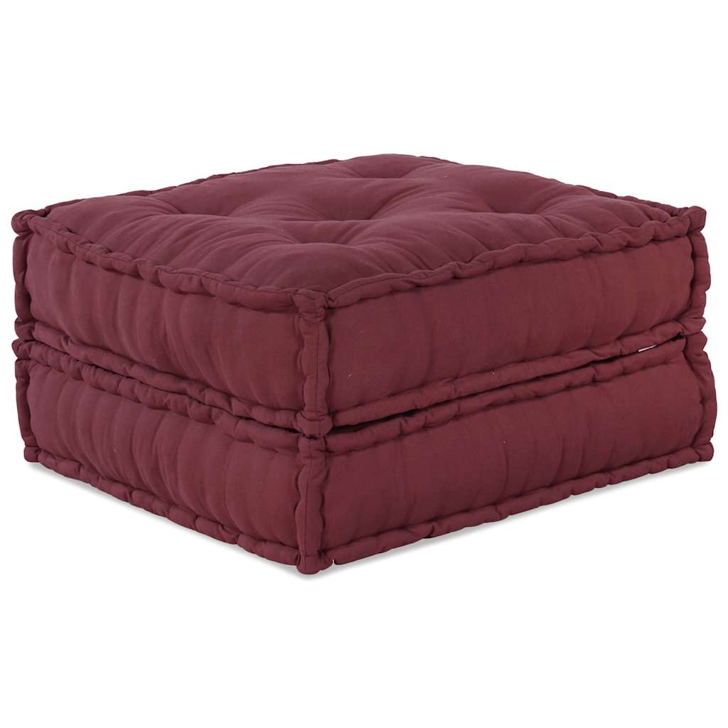 Ensemble canapé modulable Vidaxx tissu marron châtaigne 70x70x36