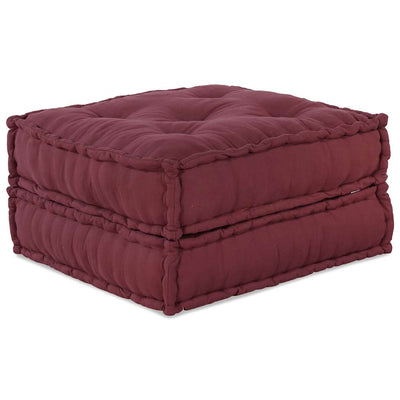 Ensemble canapé modulable Vidaxx tissu marron châtaigne 70x70x36