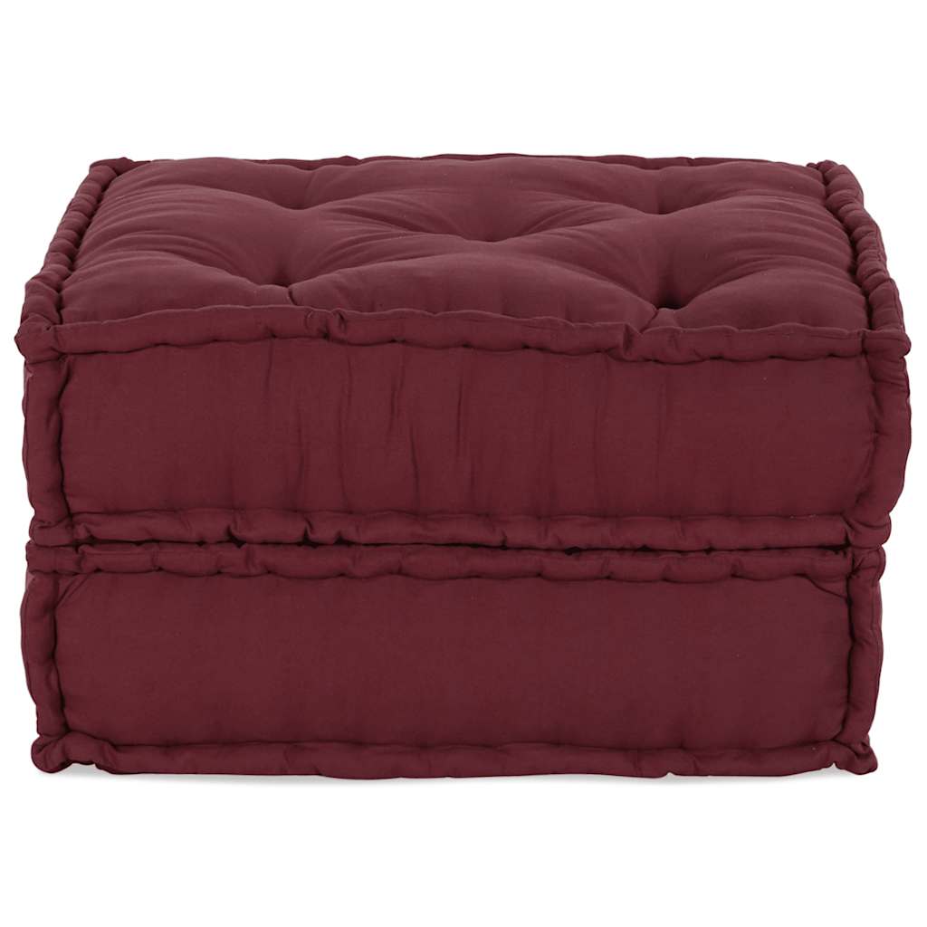 Ensemble canapé modulable Vidaxx tissu marron châtaigne 70x70x36