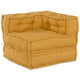 Vidaxx canapé modulable 70x70x54 tissu jaune