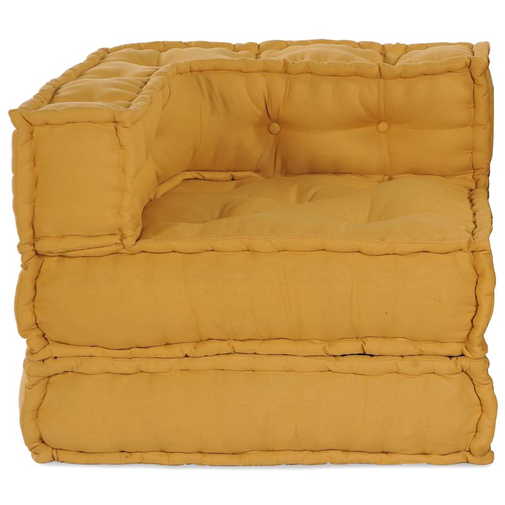Vidaxx canapé modulable 70x70x54 tissu jaune