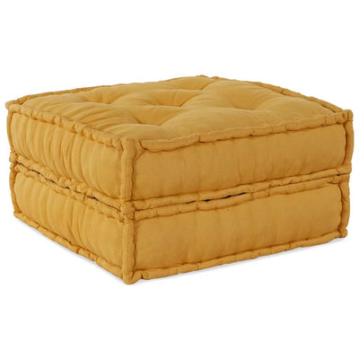 VidaXL canapé modulable 70x70x36 tissu jaune