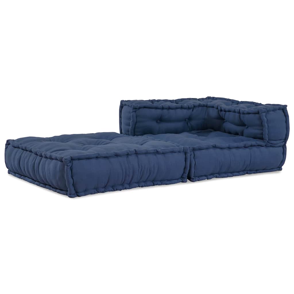 Vidaxx canapé d'angle modulable indigo 70 x 70 x 56 cm tissu