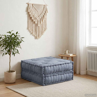Vidaxl canapé modulable gris 70 x 70 x 36 cm tissu