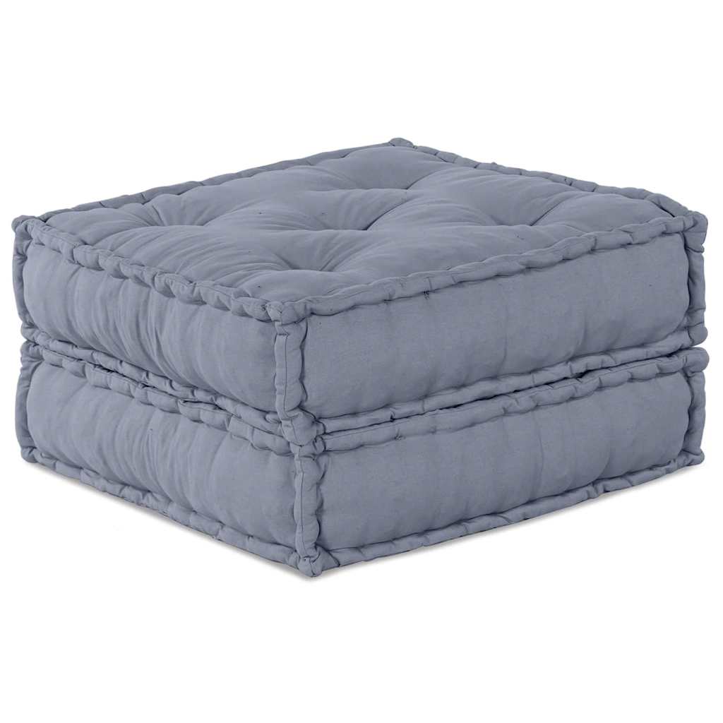 Vidaxl canapé modulable gris 70 x 70 x 36 cm tissu