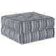 Vidaxl canapé modulable imprimé gris 70 x 70 x 36 cm tissu