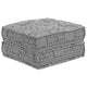 Canapé modulable Vidaxl gris clair 70 x 70 x 36 cm tissu