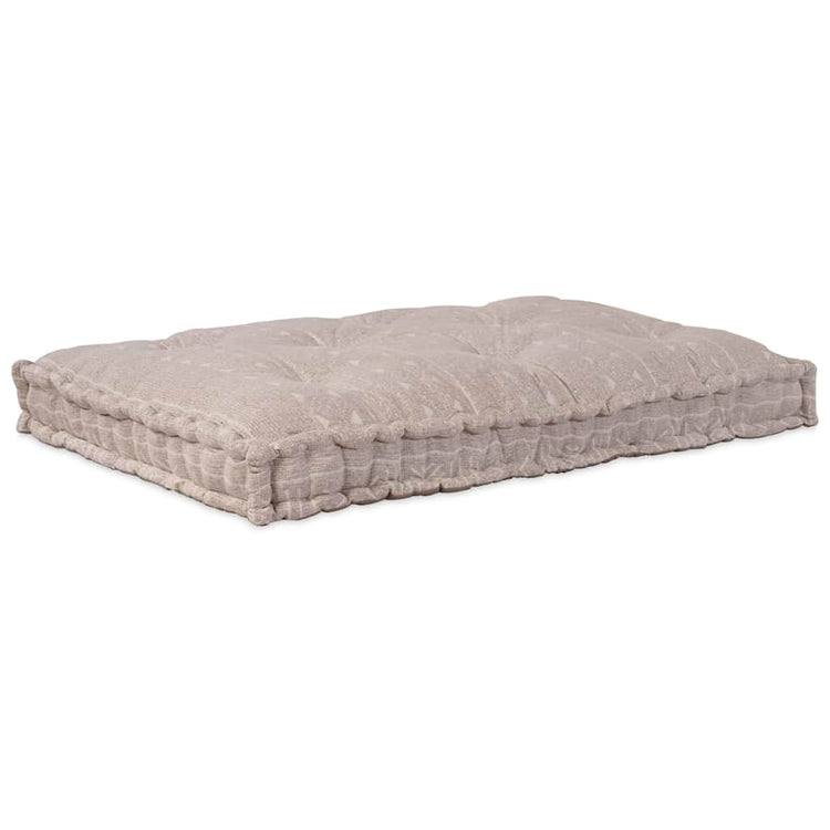 Canapé modulable Vidaxx marron clair 120 x 80 x 12 cm tissu