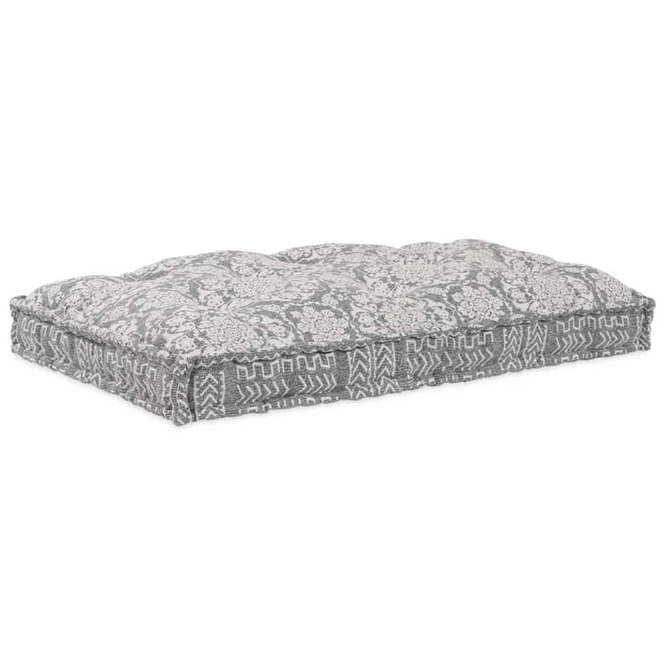 Vidaxl canapé modulable gris clair 120 x 80 x 12 cm tissu