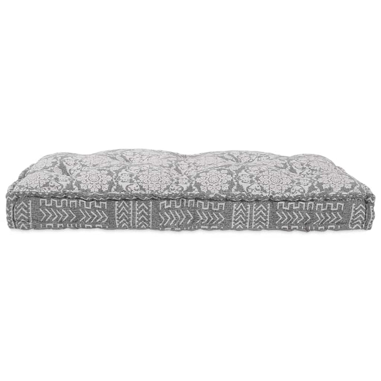 Vidaxl canapé modulable gris clair 120 x 80 x 12 cm tissu
