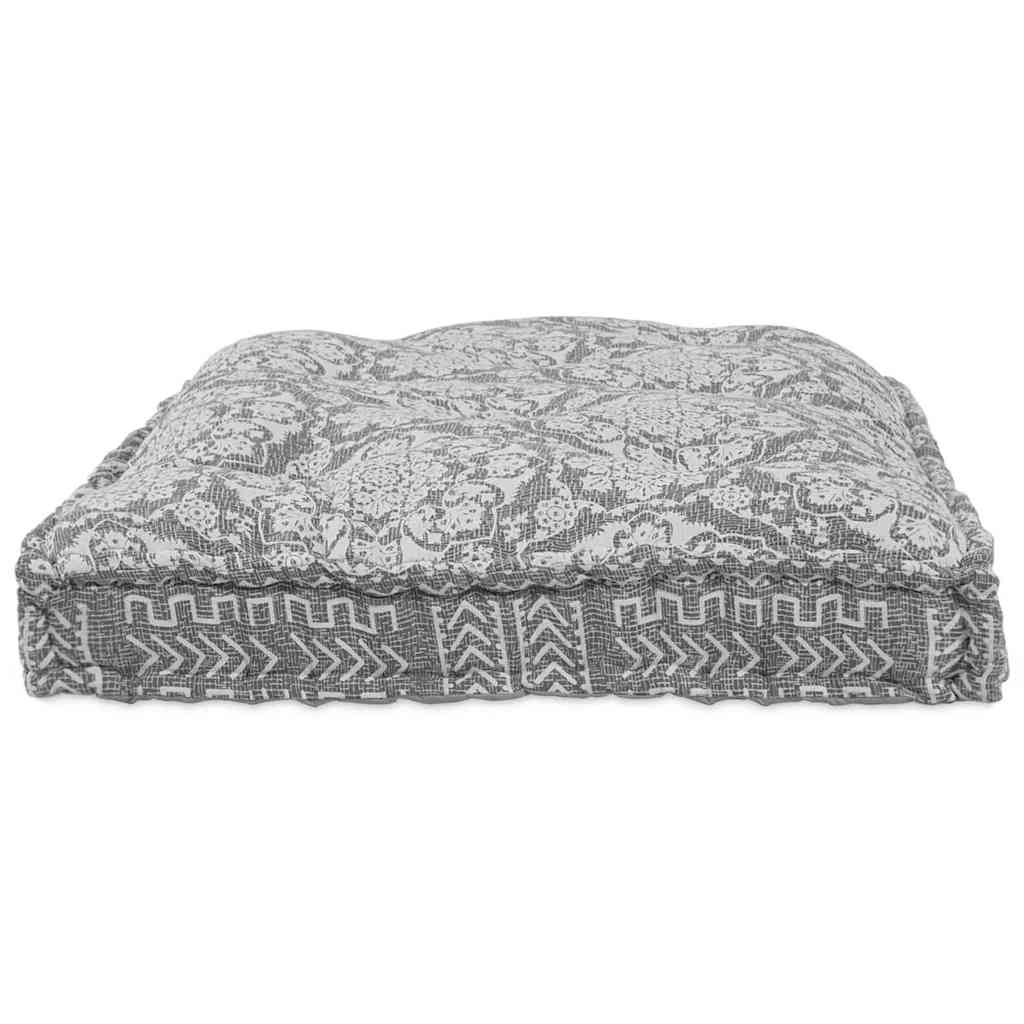 Vidaxl canapé modulable gris clair 120 x 80 x 12 cm tissu