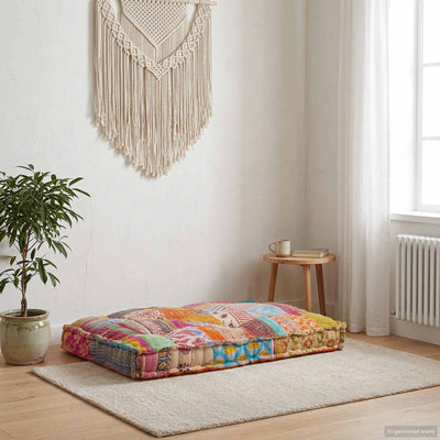 Vidaxx canapé modulable multicolore 120 x 80 x 12 cm tissu