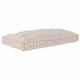 VidaXL canapé modulable crème 120 x 80 x 12 cm tissu