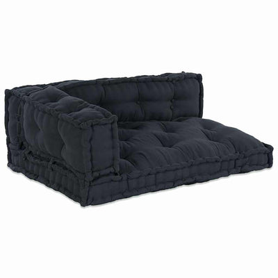 Vidaxl canapé modulable 3 pcs anthracite 120 x 80 x 38 cm tissu