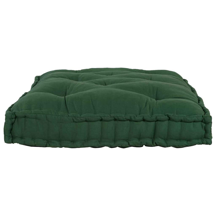 VidaXL canapé modulable vert 120 x 80 x 12 cm tissu