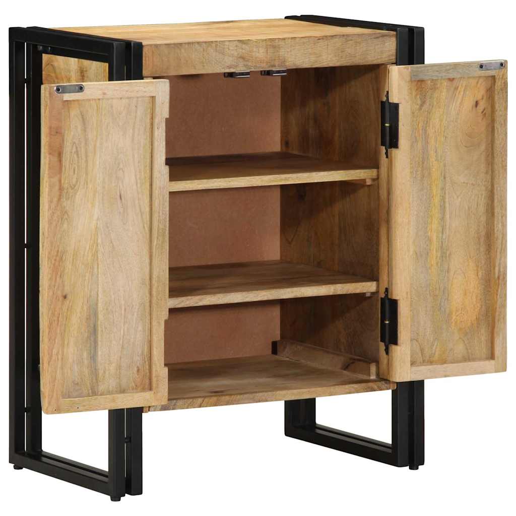Vidaxx meuble à chaussures avec étagère marron 56 x 35 x 70 cm bois de manguier massif