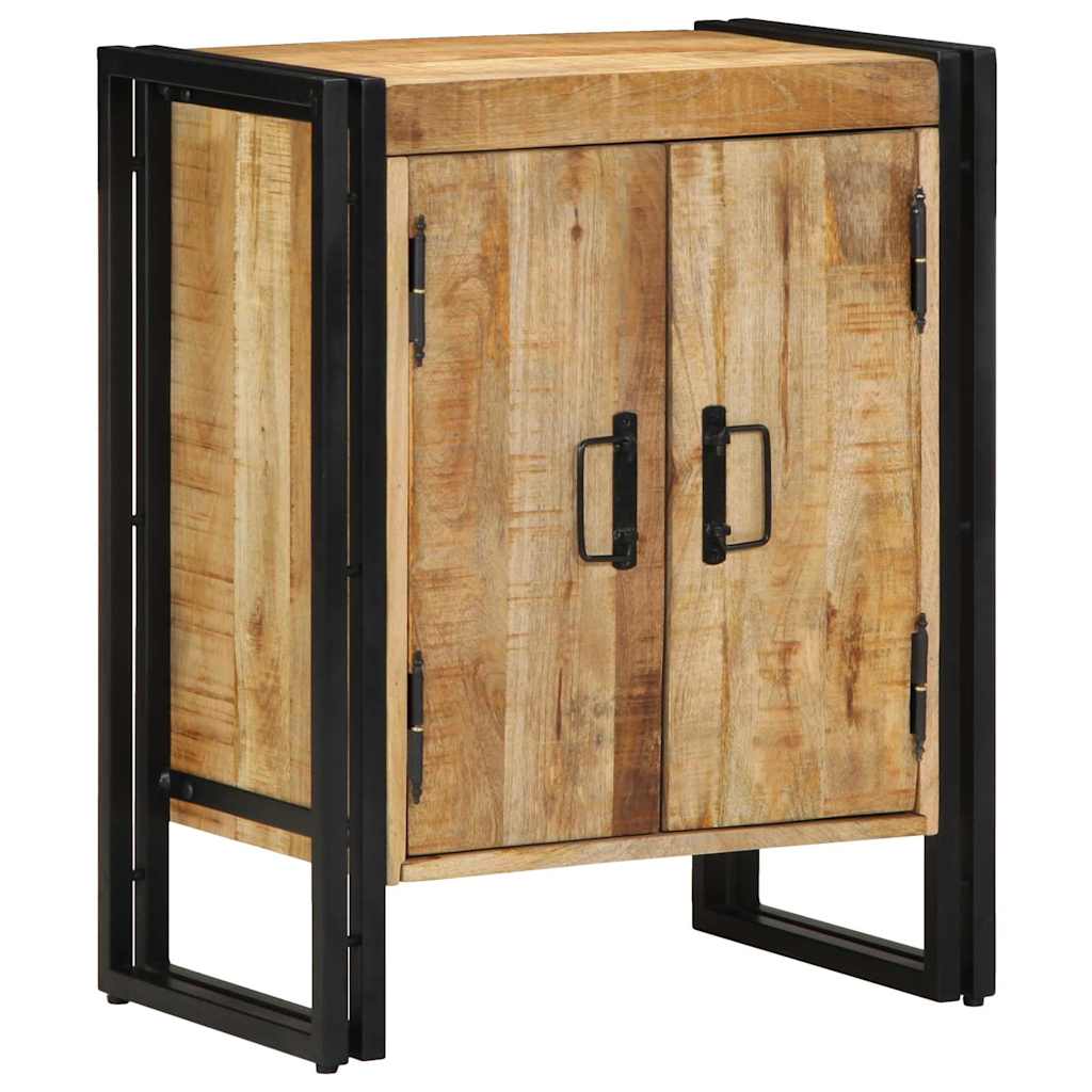 Vidaxx meuble à chaussures avec étagère marron 56 x 35 x 70 cm bois de manguier massif