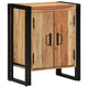 Vidaxx armoire à chaussures avec étagère marron 56 x 35 x 70 cm bois d'acacia massif