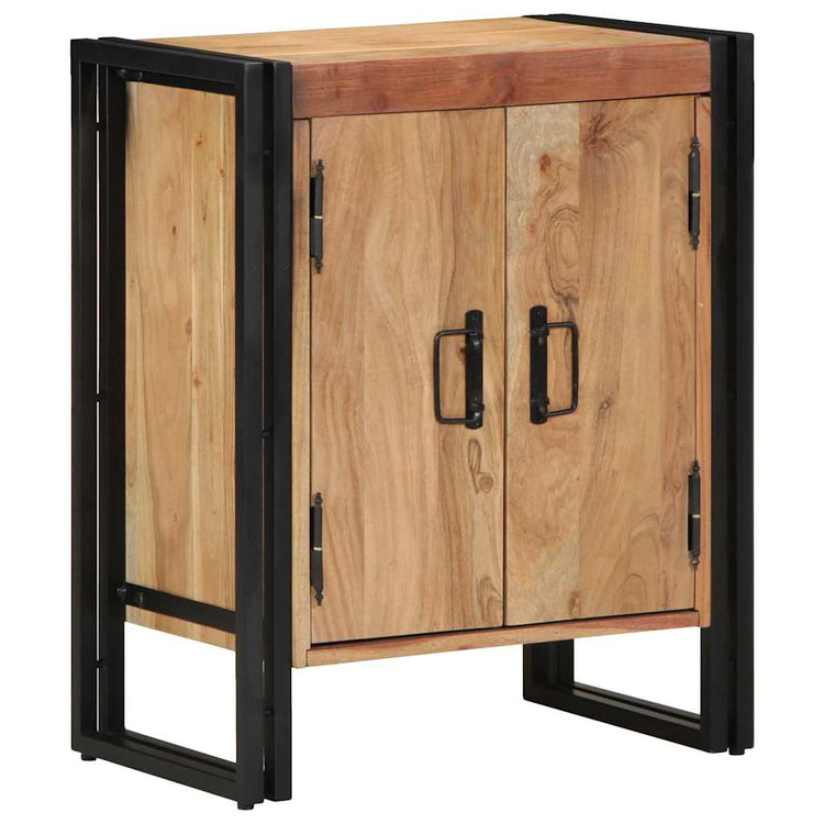 Vidaxx armoire à chaussures avec étagère marron 56 x 35 x 70 cm bois d'acacia massif