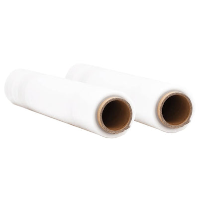VidaXL film étirable 2 pièces transparent 20 μm 50 cm x 150 m