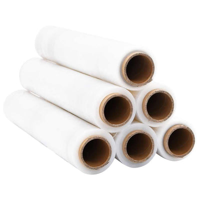 VidaXL film étirable 6 pièces transparent 17 μm 50 cm x 150 m