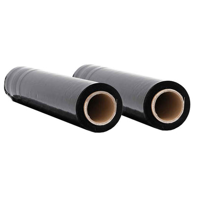 VidaXL film étirable 6 pièces 17 μm 50 cm x 300 m noir